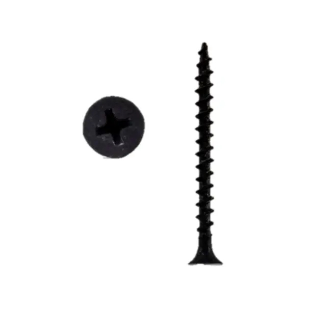 Tornillos MDF Negros Rosca Gruesa